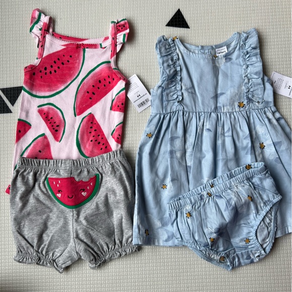 Baby girl summer outfit 9M - Picture 1 of 3